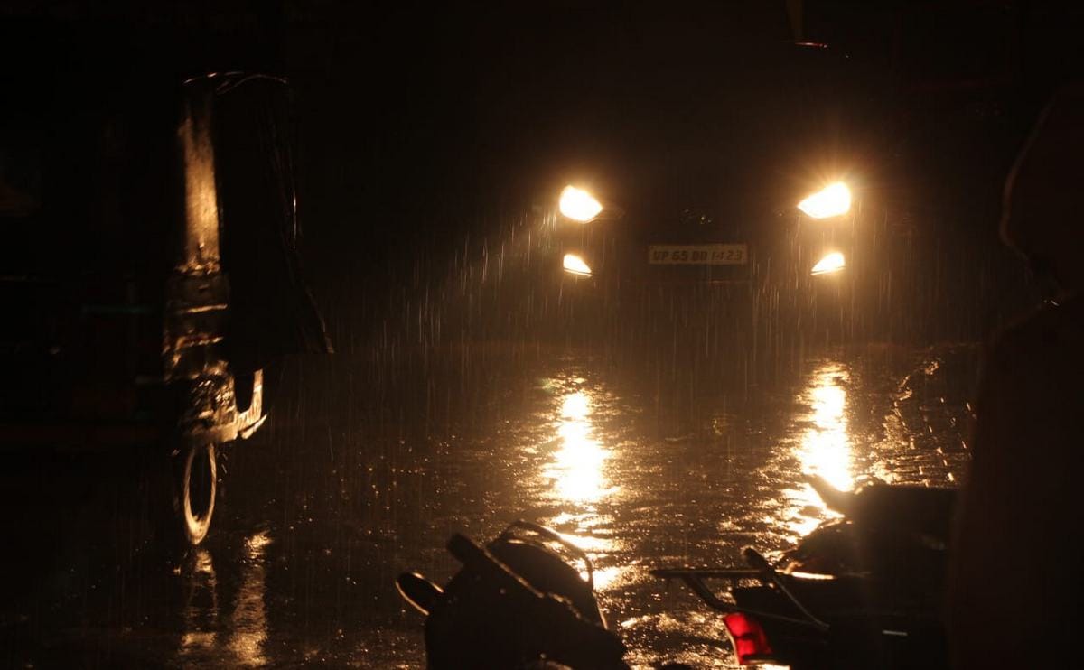 Rain in winter season at purvanchal