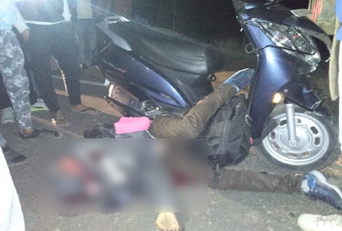 mother and son died in a road accident at una himachal