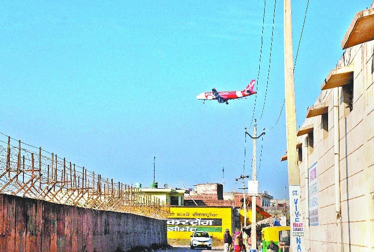 Problem in International Airport Upgradation due to Buildings