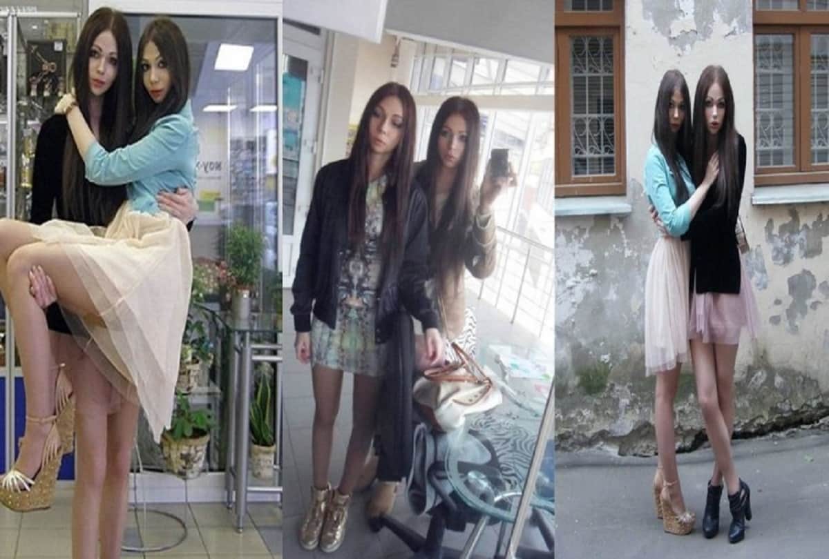 meet this strange couple looks same as Identical Female Twins