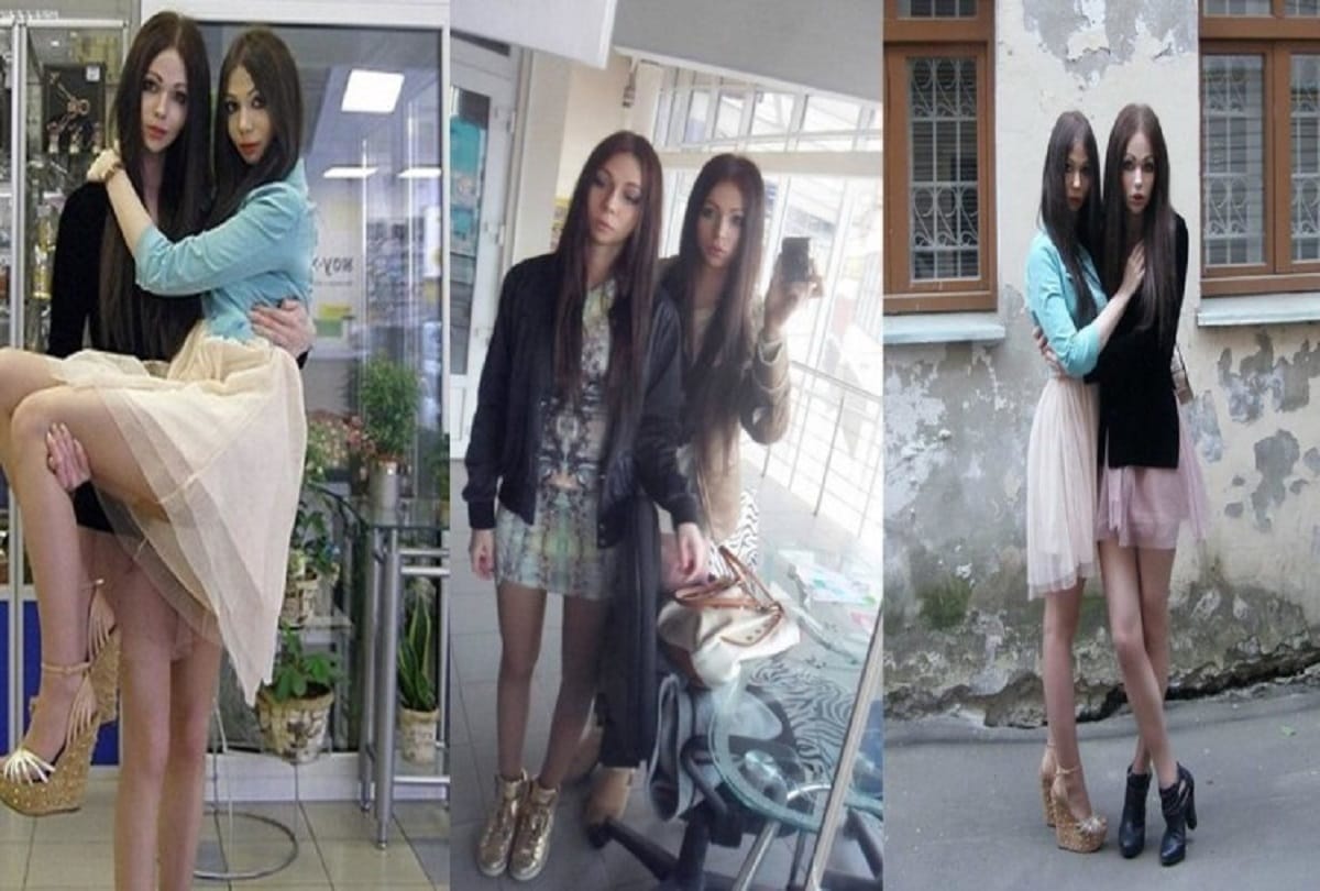 meet this strange couple looks same as Identical Female Twins