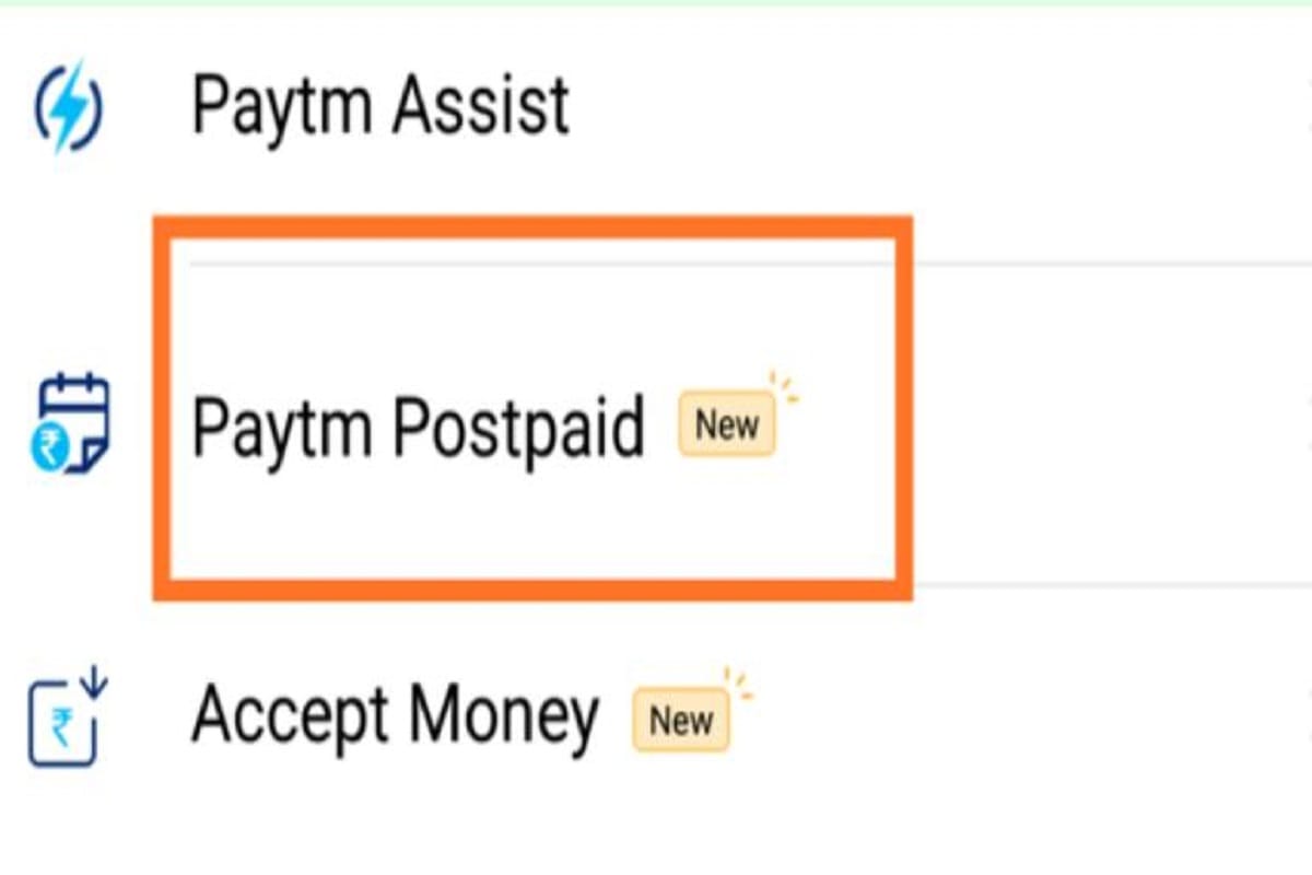 Paytm Postpaid service