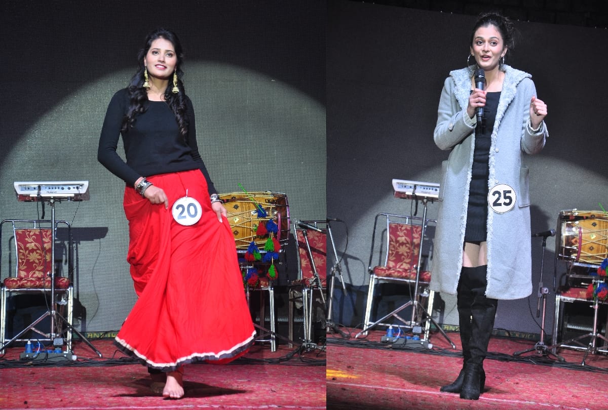 Chamba girl Palak Sharma wins Manali Winter Queen Crown  Manali Winter Carnival 2019