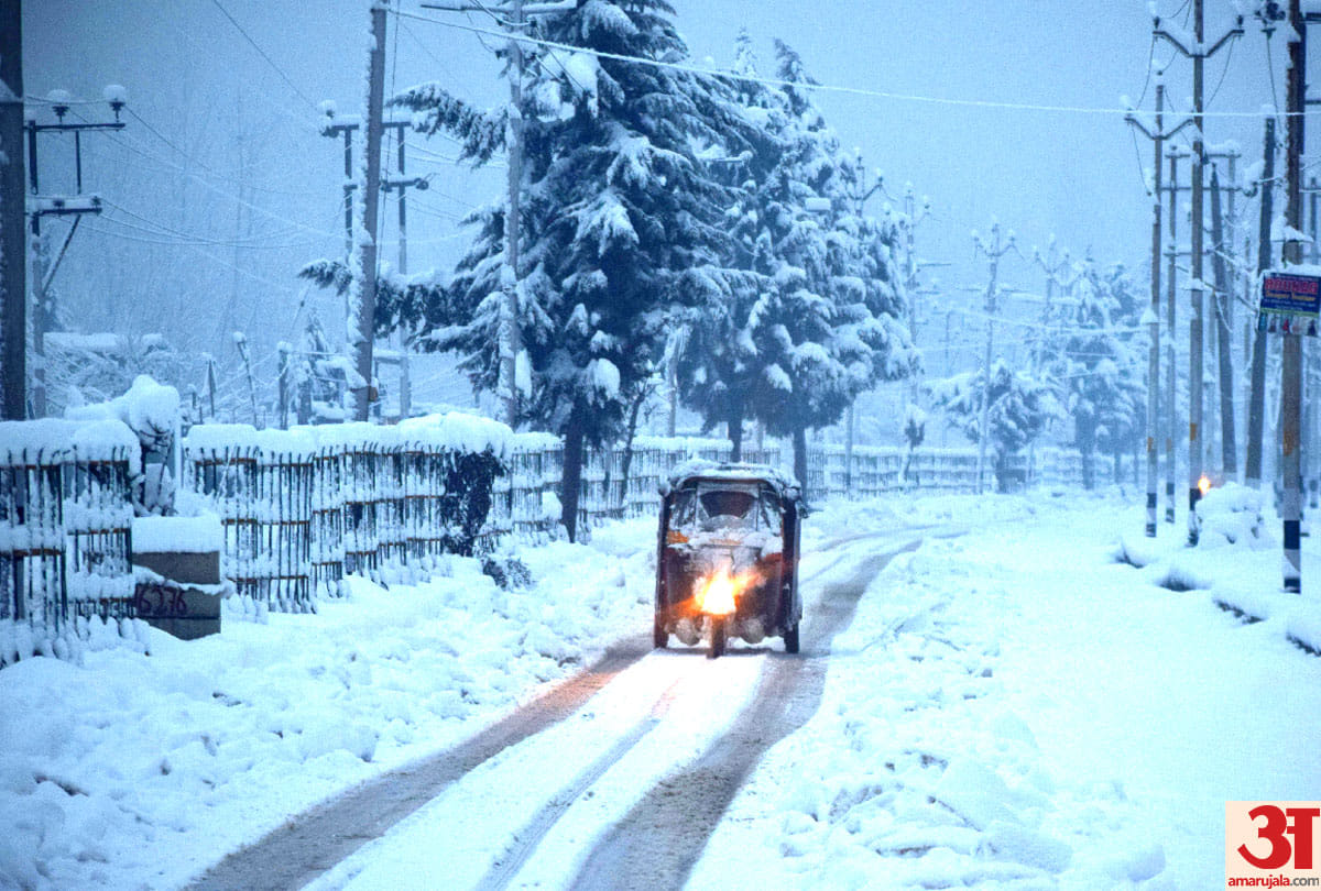 meteorological department srinagar alerts for snowfall in jammu-kashmir and himanchal
