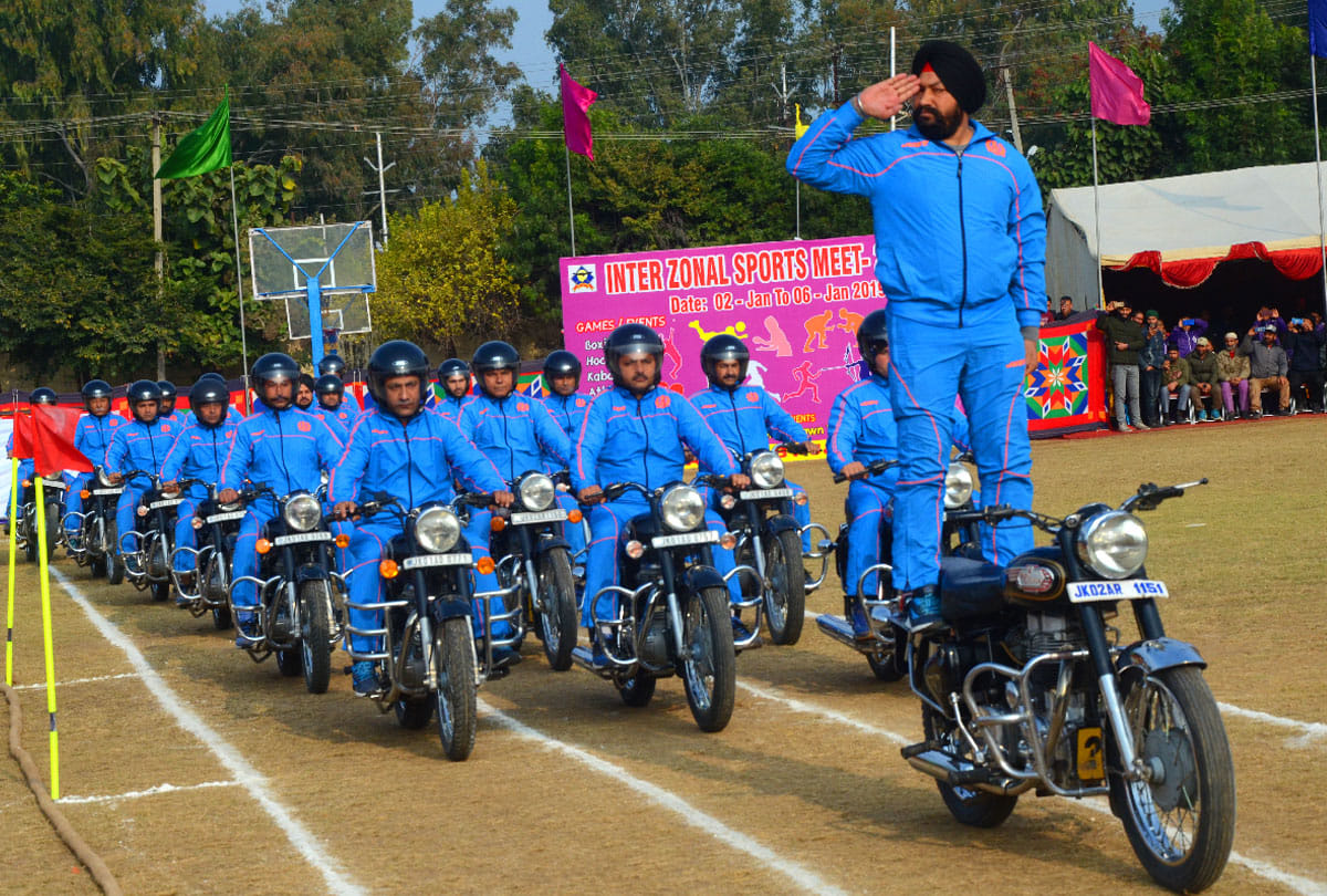Jammu police inter zone sports meet 2018 finished, armed amd training zone were over all champion