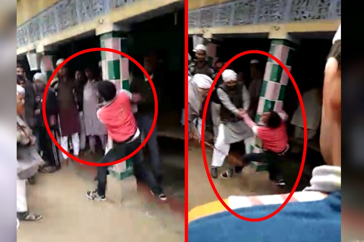 man beaten tied with pillar in Saharanpur after he use a girl picture in tik tok vedio