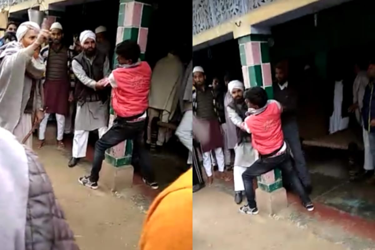 man beaten tied with pillar in Saharanpur after he use a girl picture in tik tok vedio