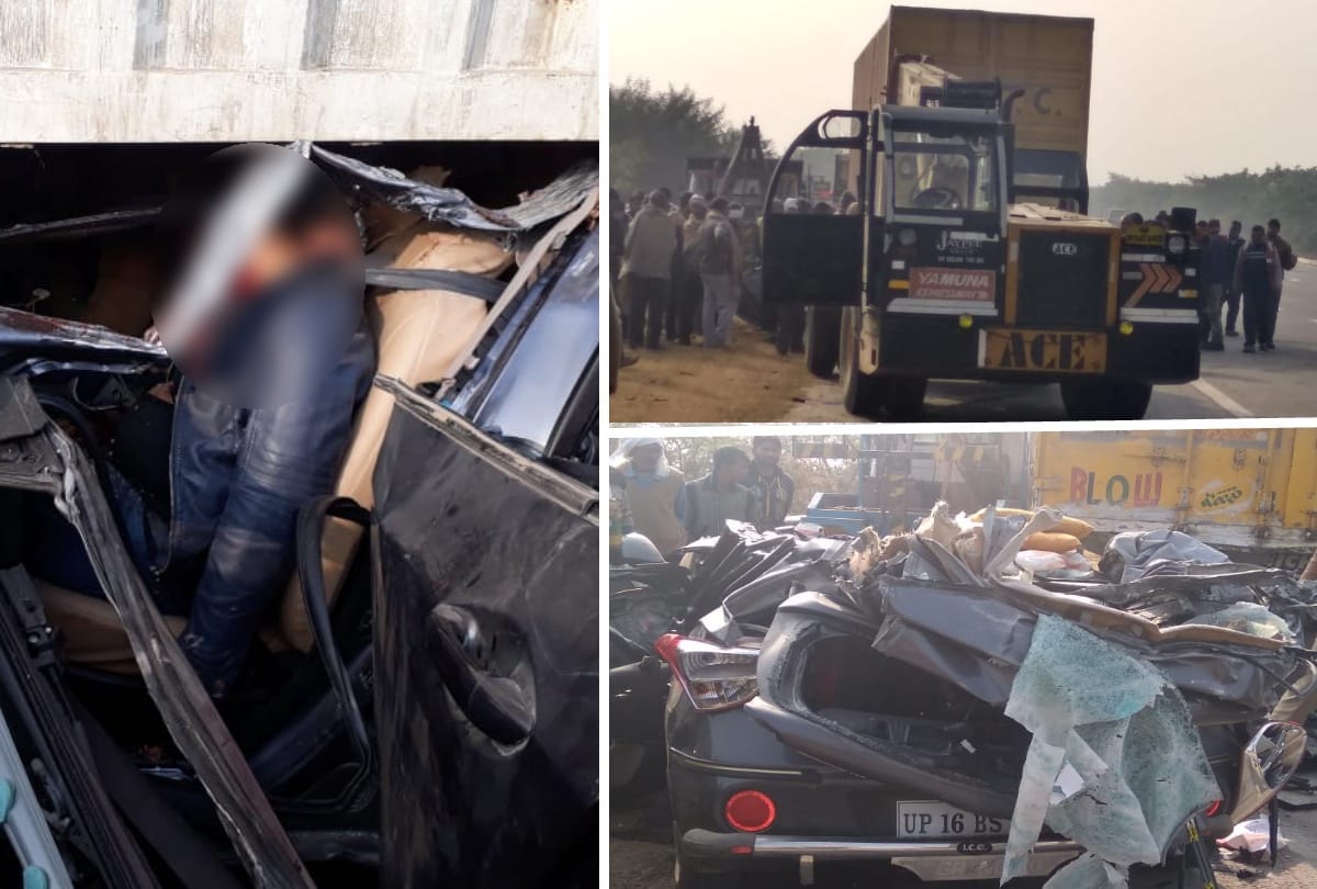 Three killed in yamuna expressway accident at greater noida