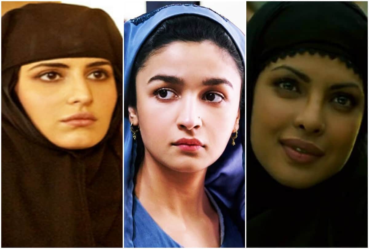 Priyanka Chopra  to Deepika Padukone 4 actress spotted with burqa in film