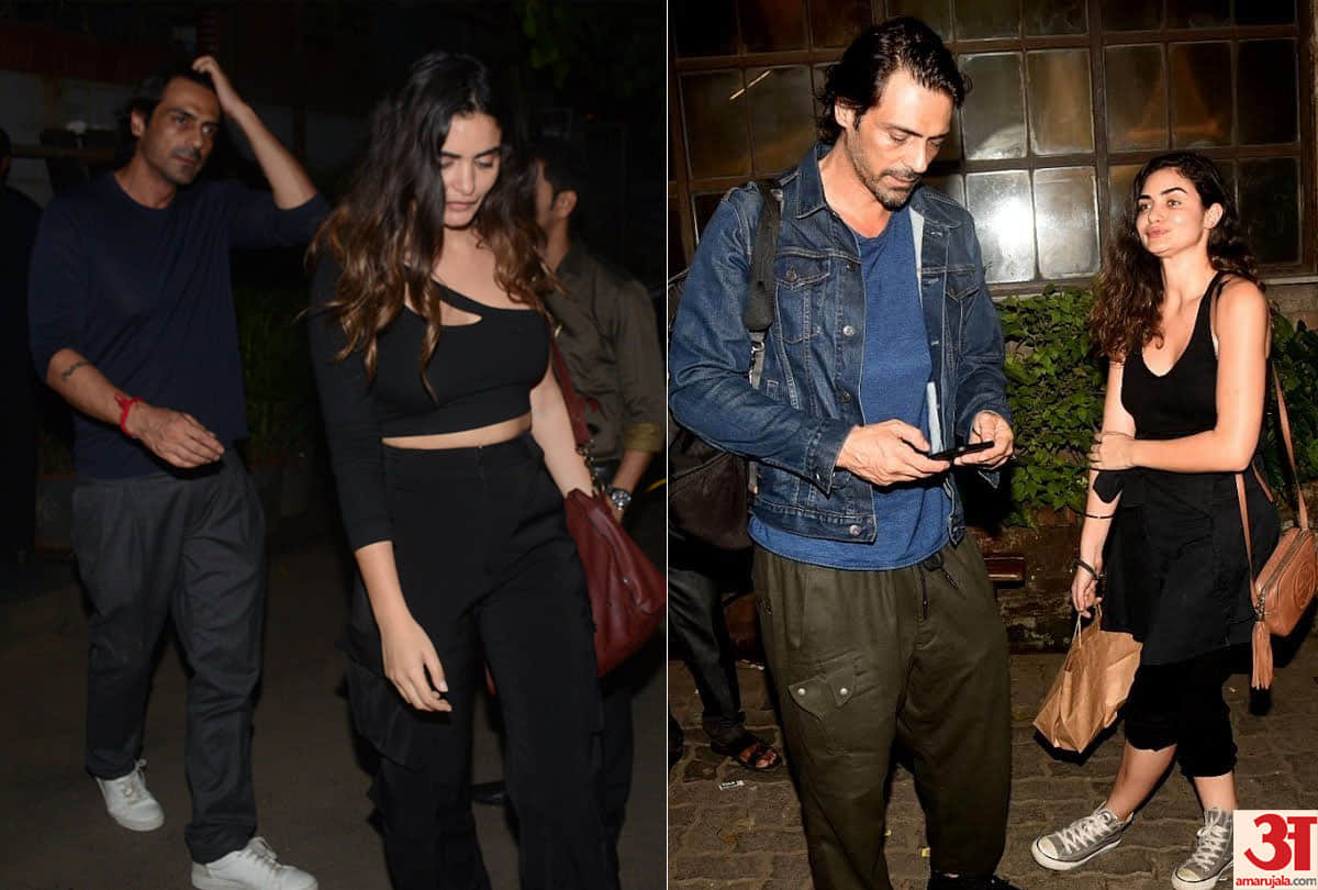 Arjun rampal openly expresses affection of love for foreign girlfriends