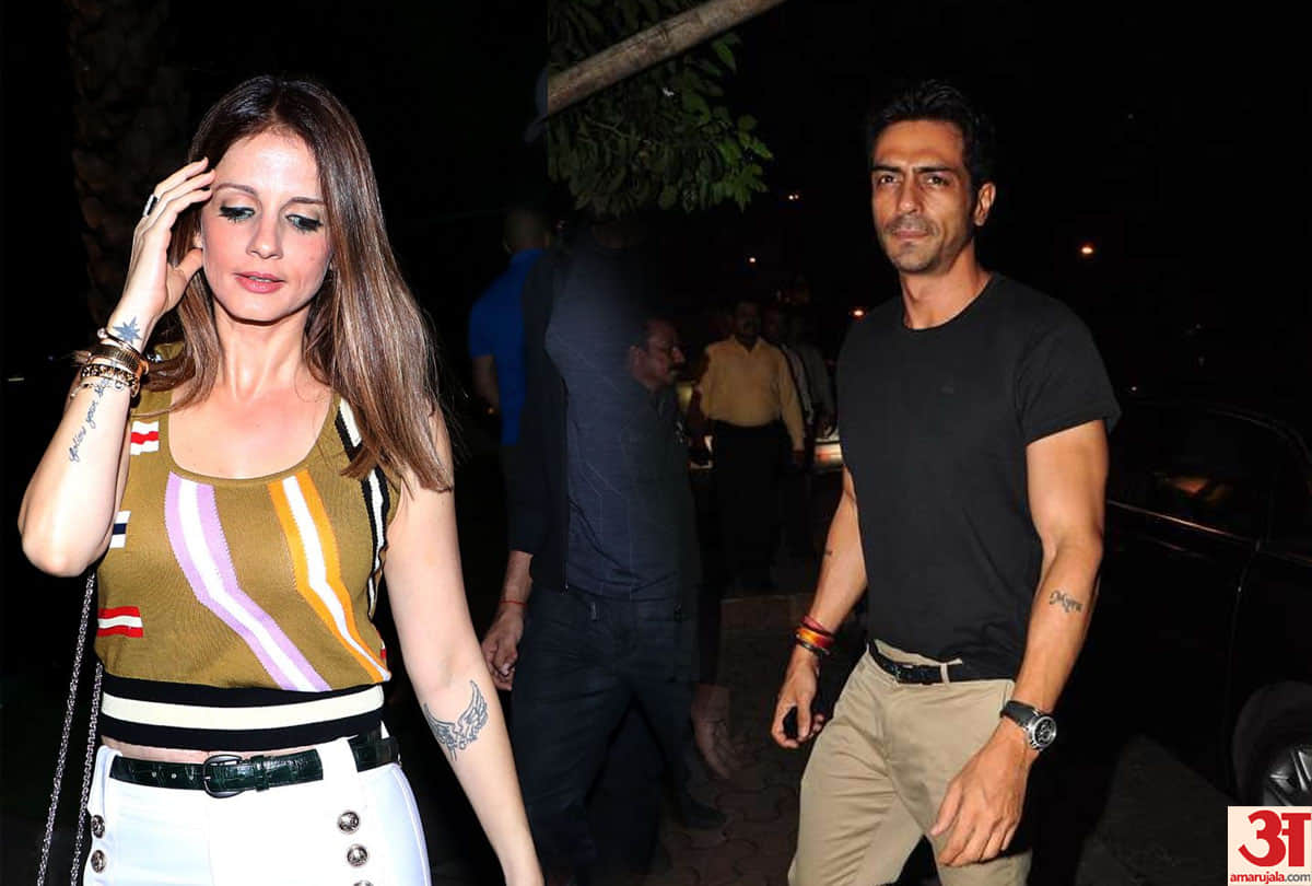 Arjun rampal openly expresses affection of love for foreign girlfriends