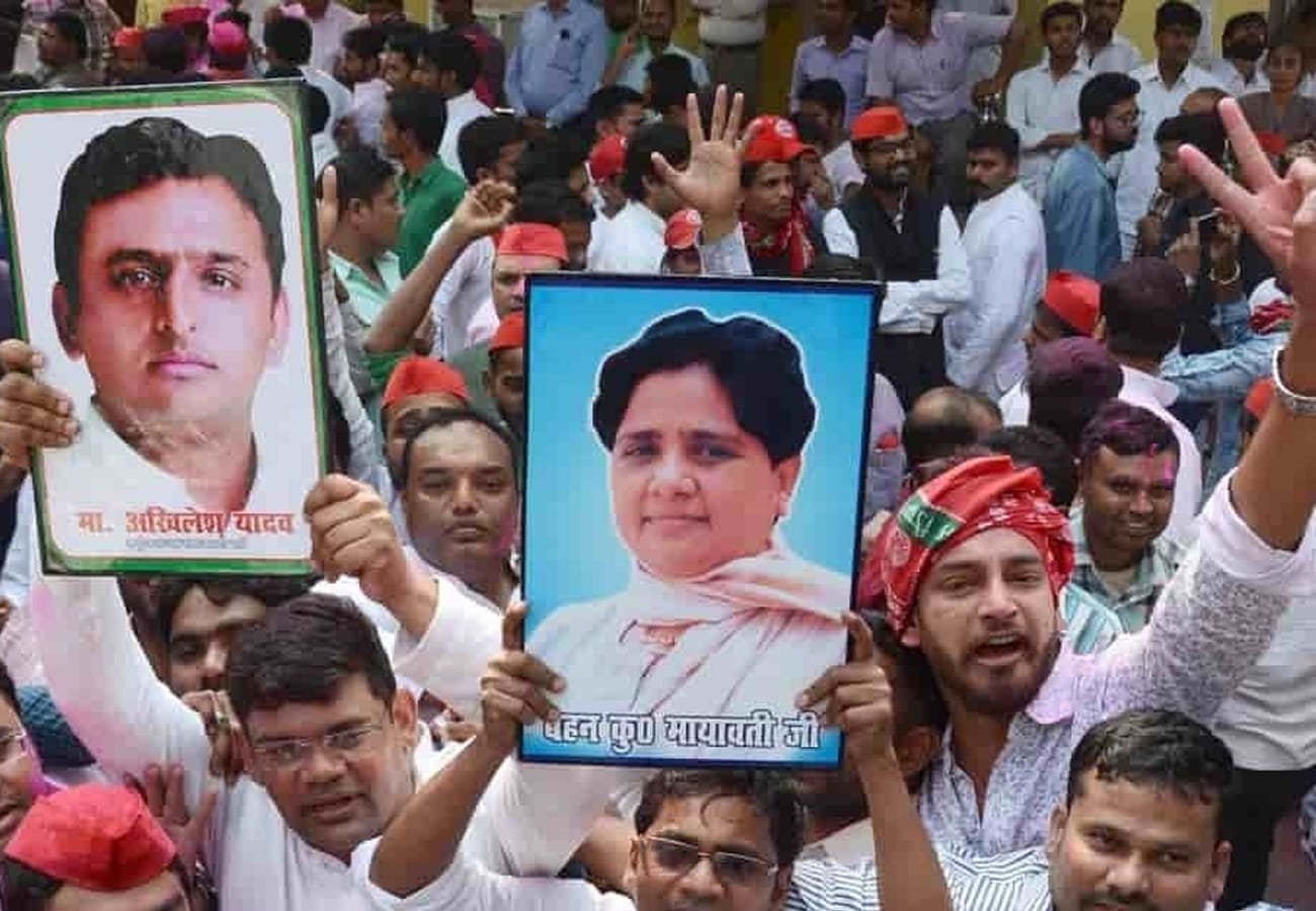 New formula of bsp and sp alliance against bjp