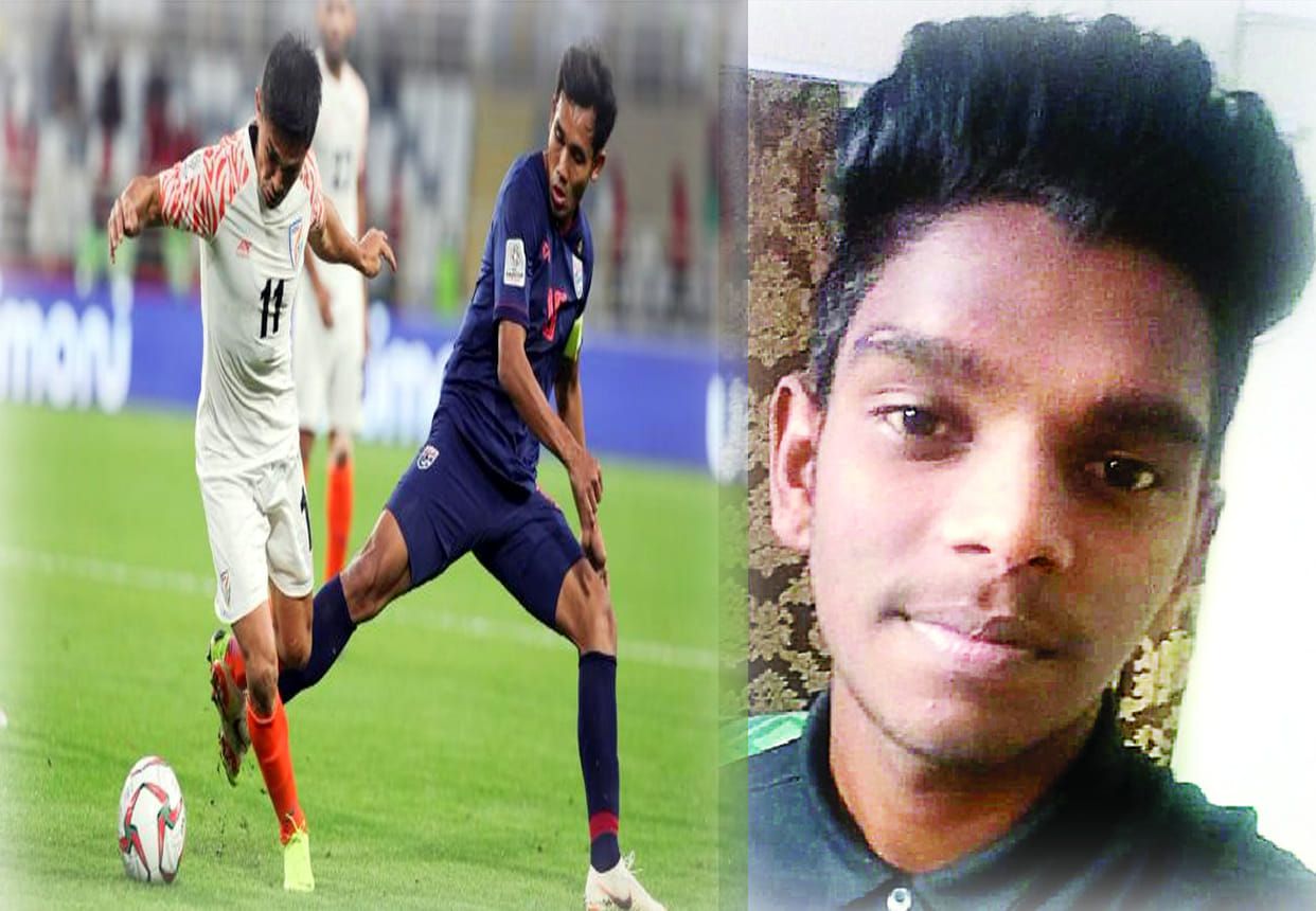 Satyendra singh yadav of the kanpur is in the Indian football team