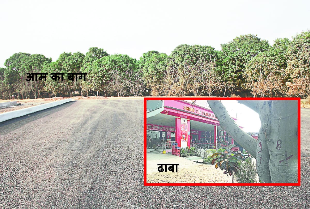 Expressway Construction on the interchange in meerut stop due Mango garden