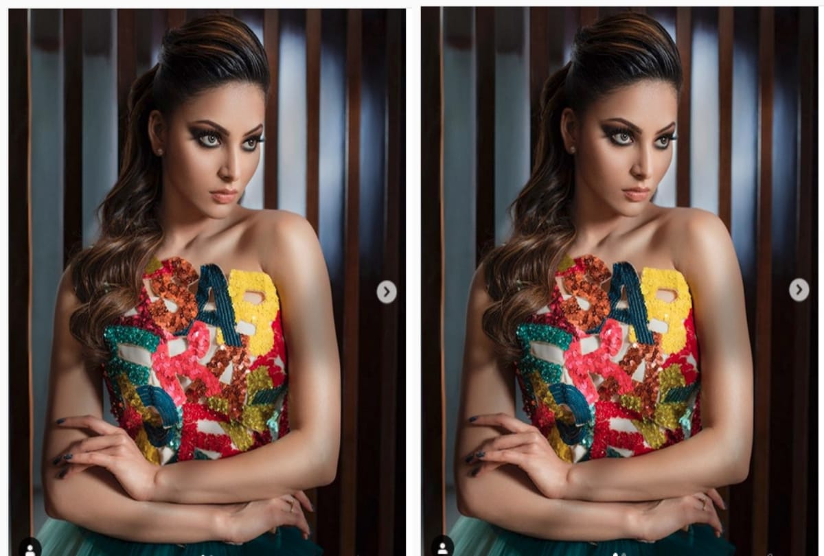 urvashi rautela troll on social media for wearing colorful gown