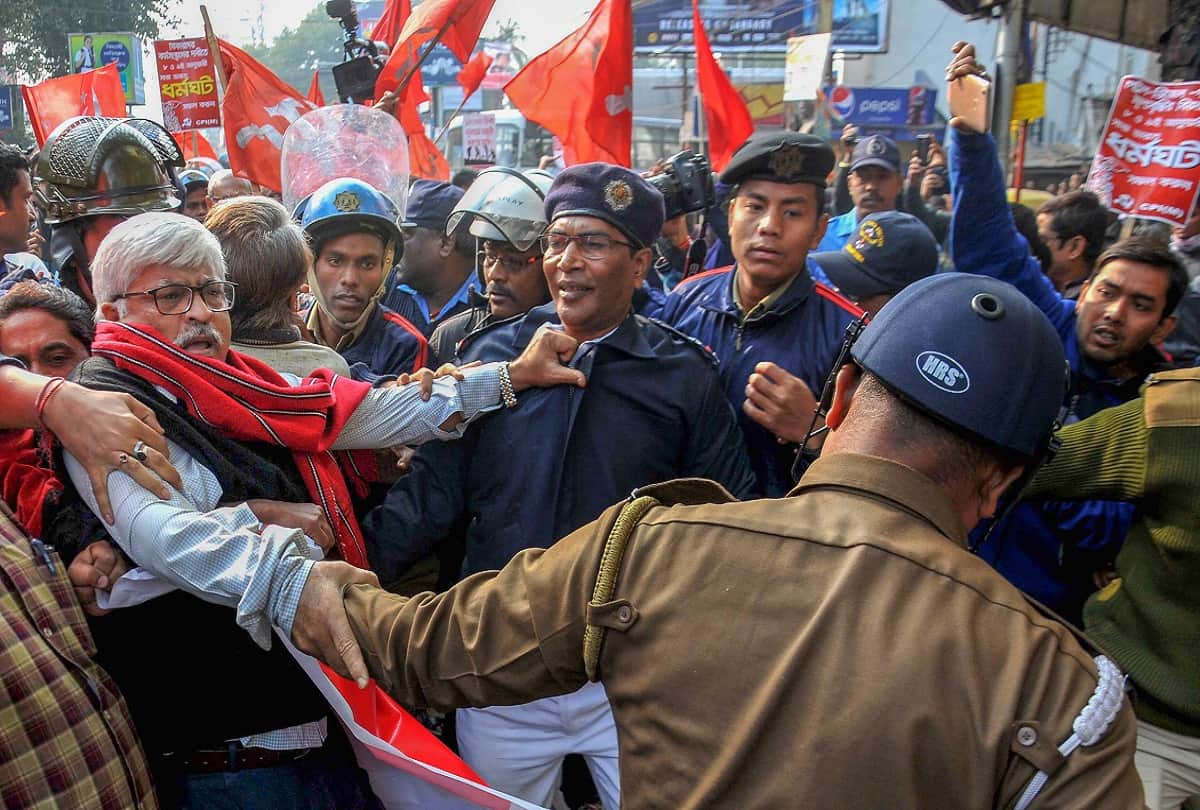 second day of trade union strike, see the pictures