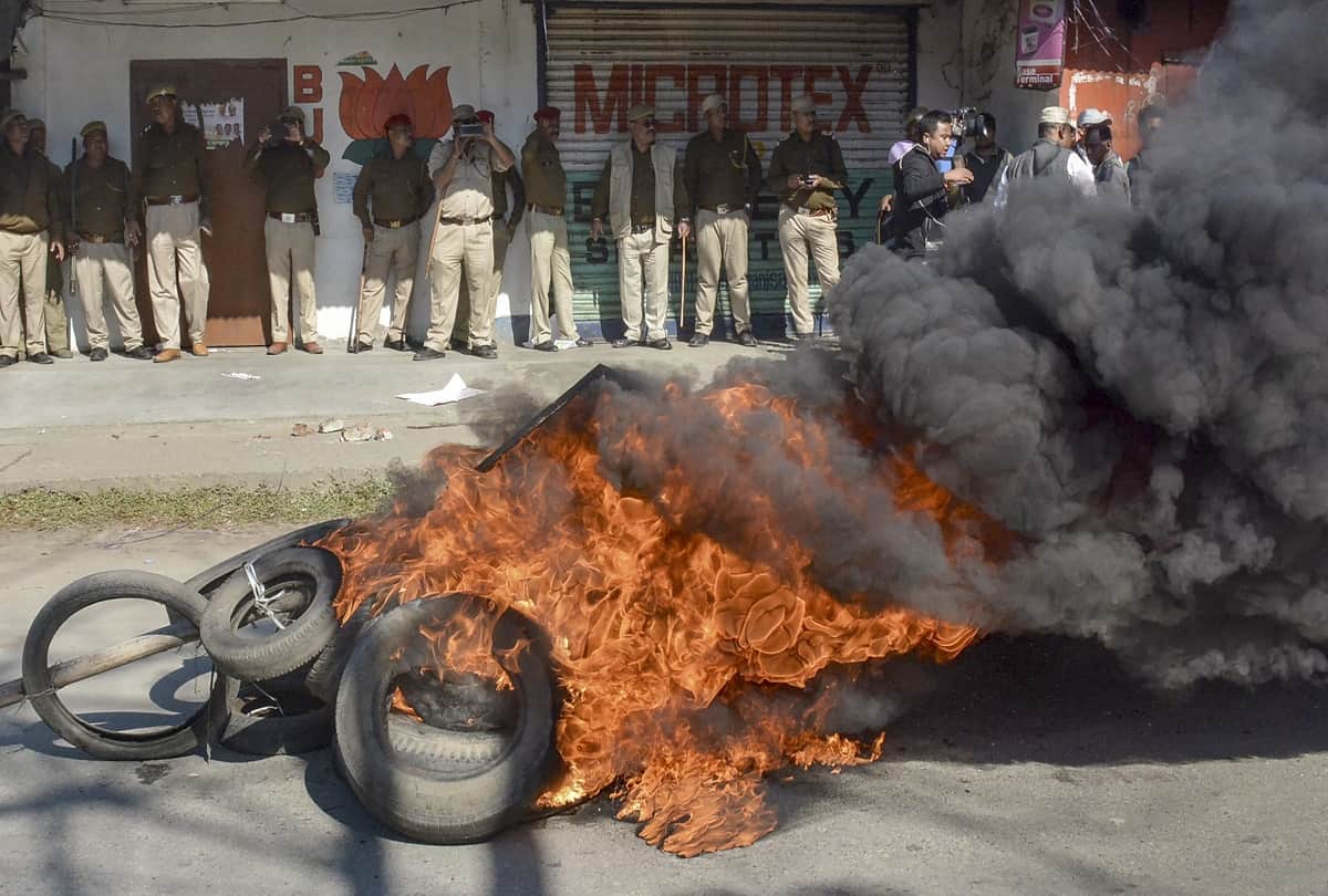 second day of trade union strike, see the pictures