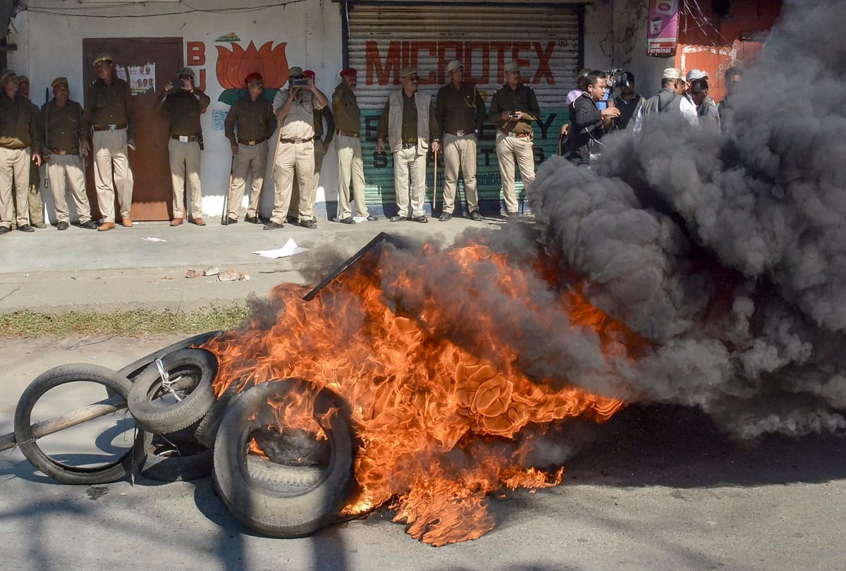 second day of trade union strike, see the pictures
