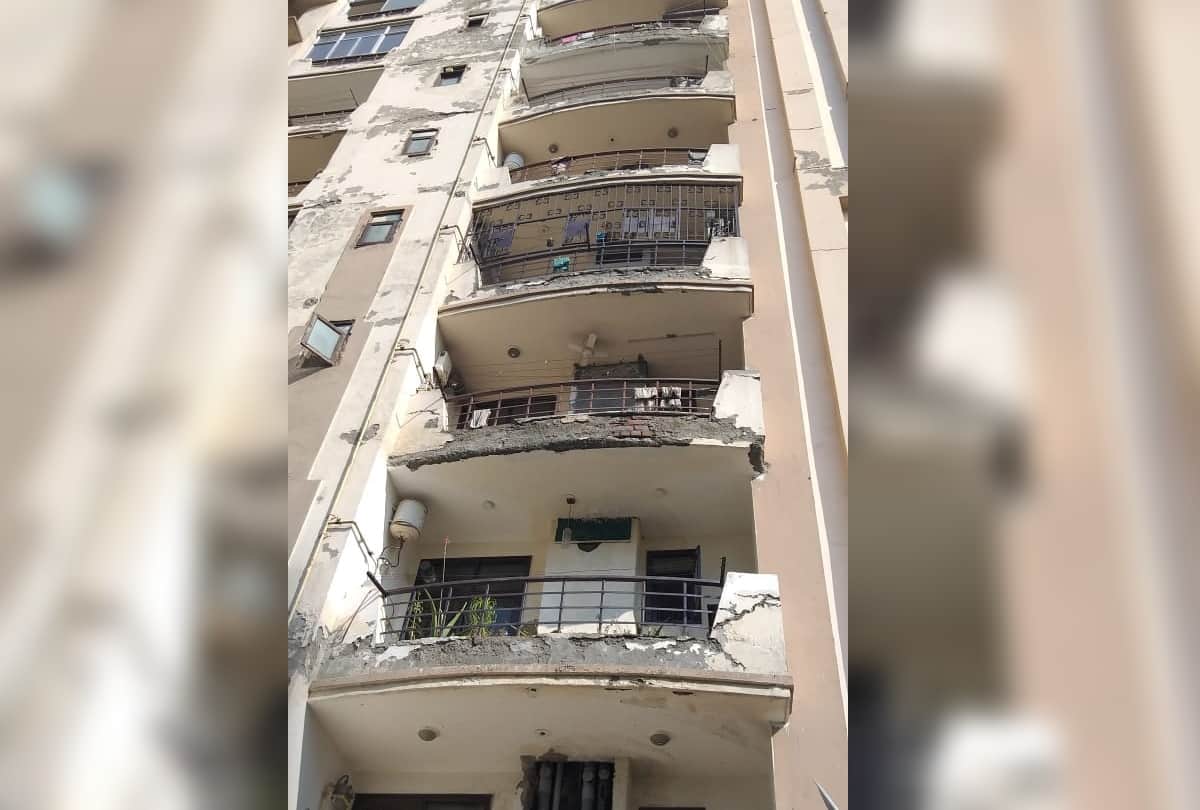 thief fell from ninth floor of ambaji apartment ghaziabad to death police probing case all update
