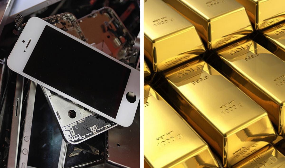Gold could be made destroyed electronic gadgets