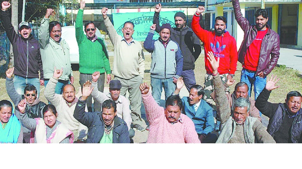Post office workers performing in Pithoragarh....