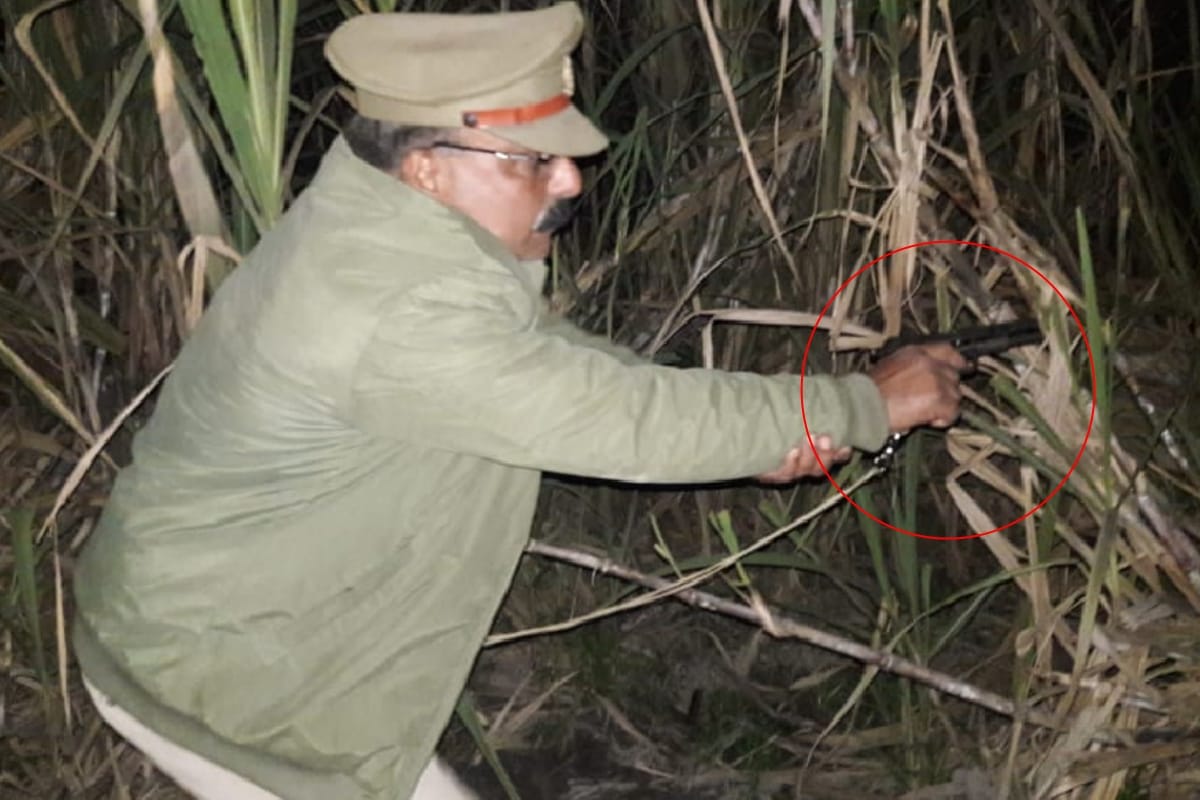 up police in active mode, three encounter in a day in Muzaffarnagar badmash arrested