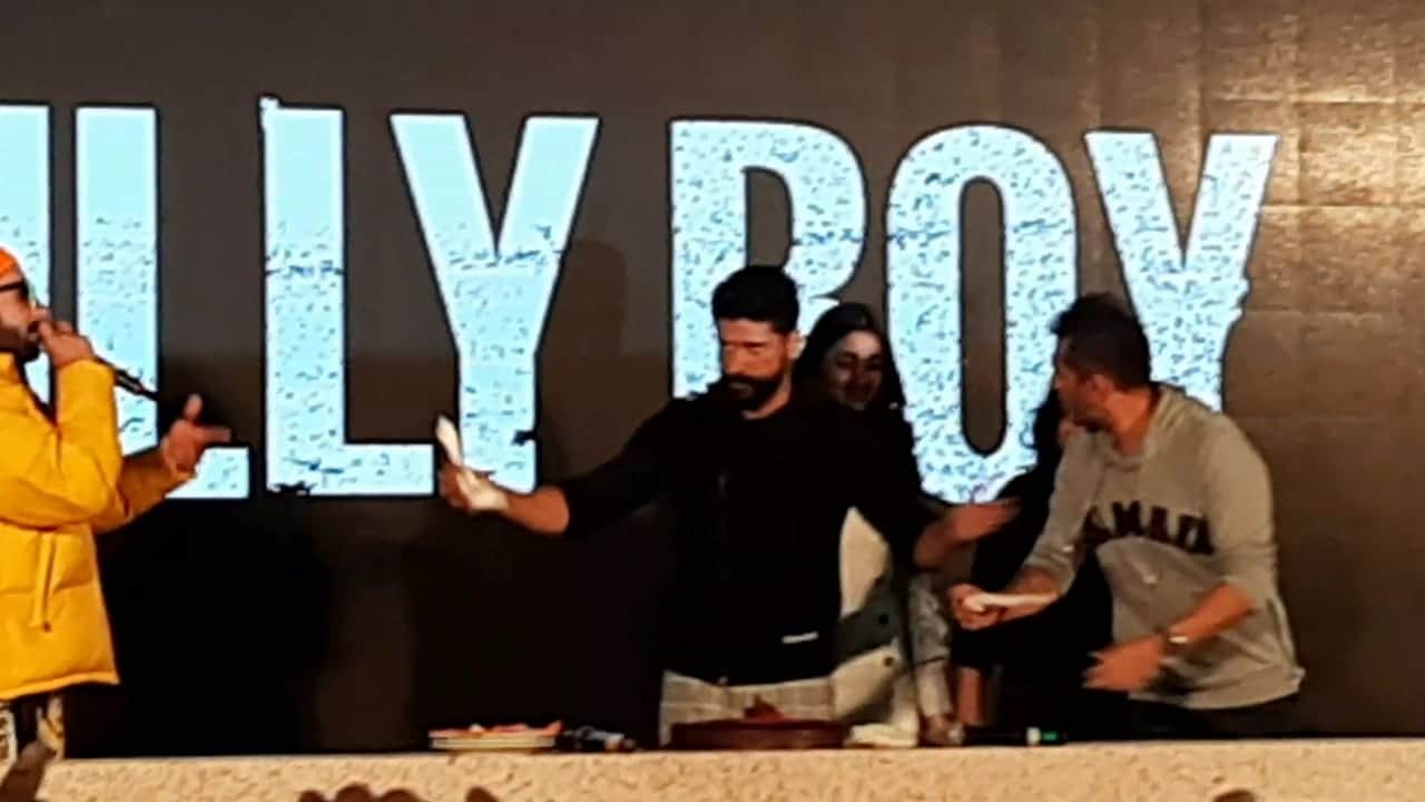 Farhan Akhtar celebrates his birthday at Gully Boy trailer release