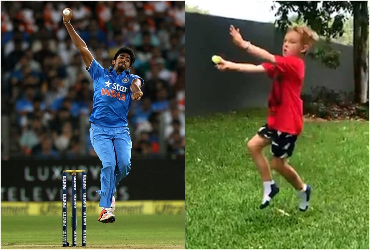 VIDEO: Little Australian cricketer imitates Jasprit Bumrah's Bowling Action