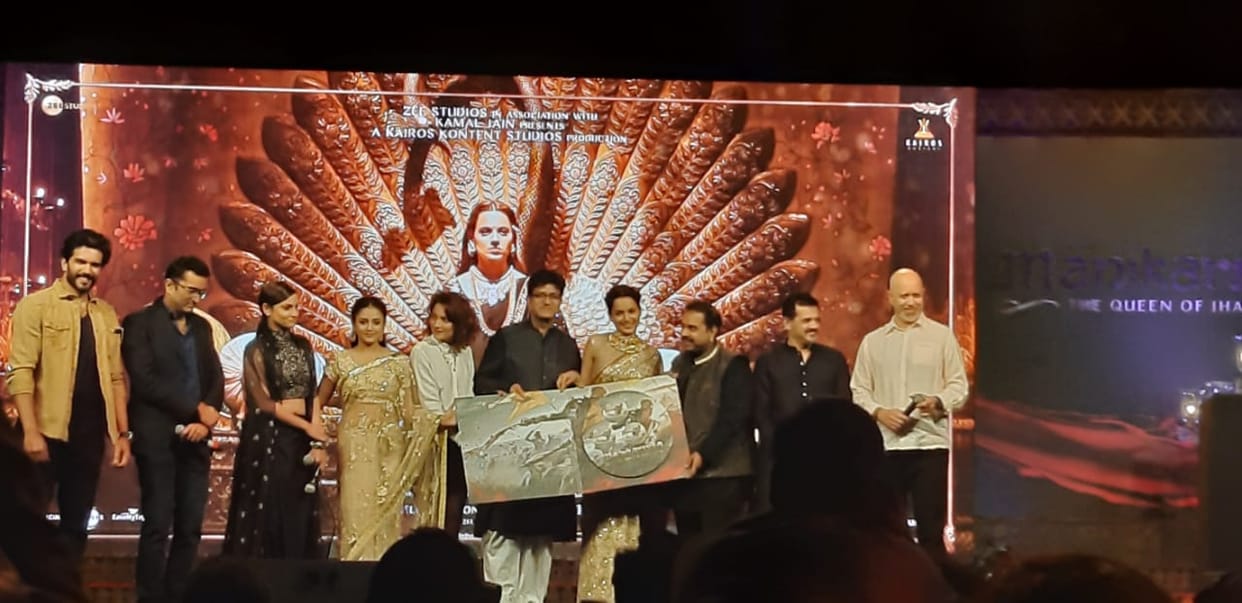 kangana starar Manikarnika music and First Song launched at mumbai