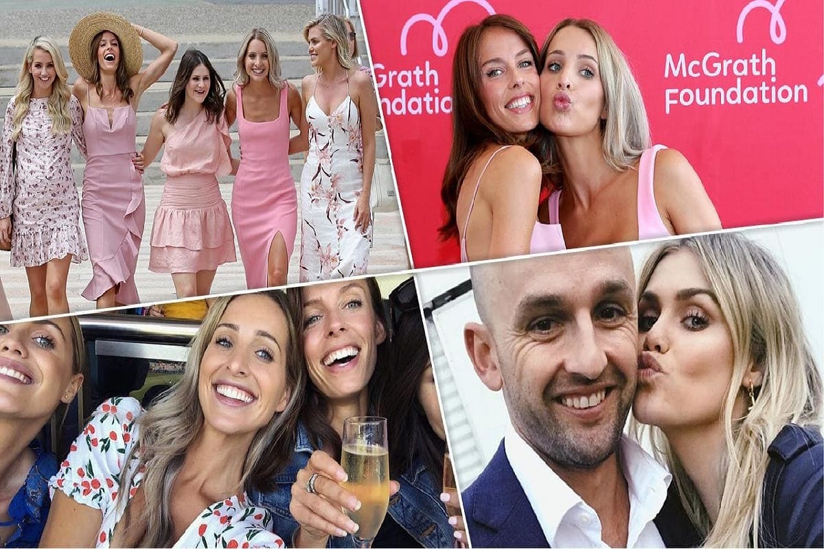 Nathan Lyon girlfriend join by fellow cricket WAGs