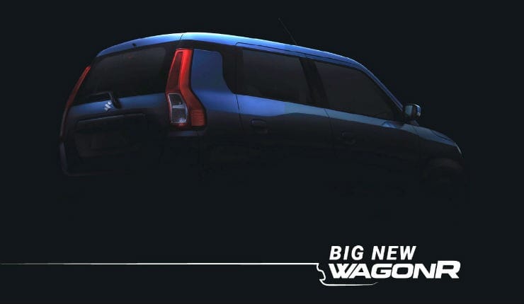 next generation New Maruti WagonR 2019 Official Teaser Picture launched
