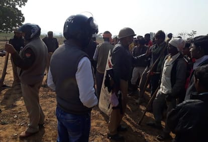 Ruckus on sand site by villagers in sonbhadra