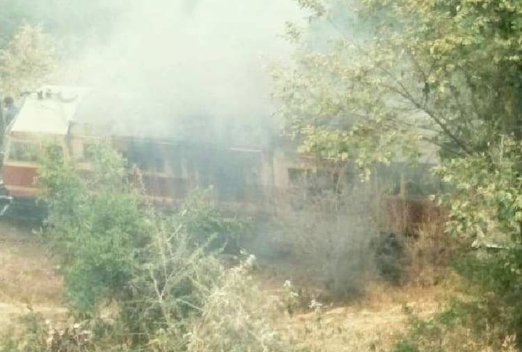 Fire in Engine of Himalayan Queen Express on Kalka Shimla Heritage Track, Indian Railway