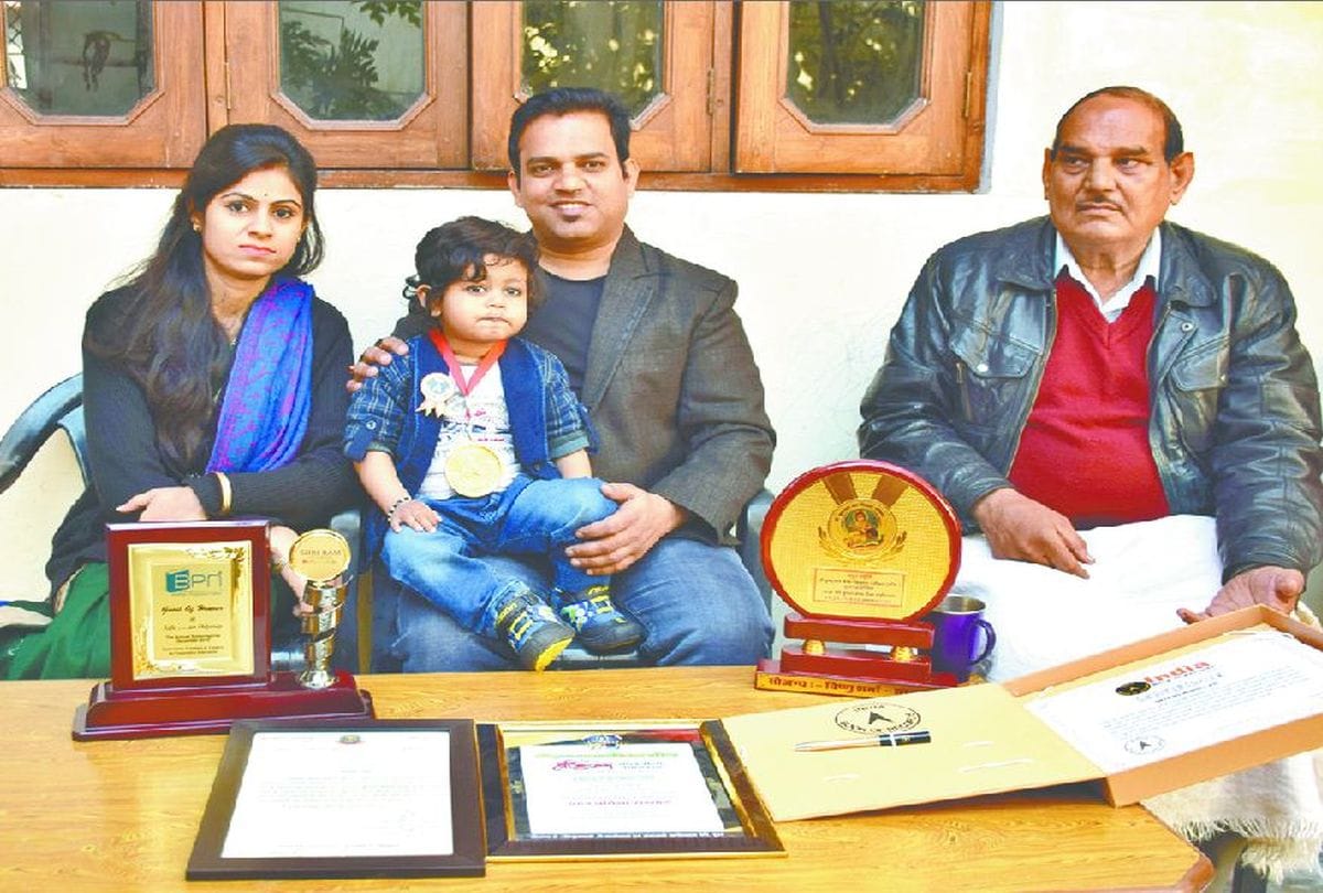 two year old google boy guru upadhyaya in vrindavan