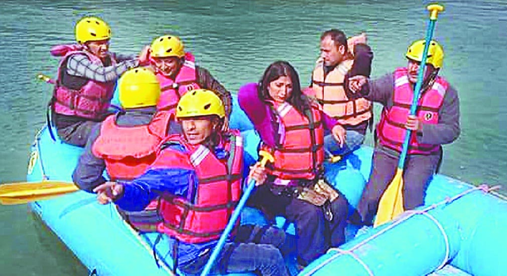 Rafting started