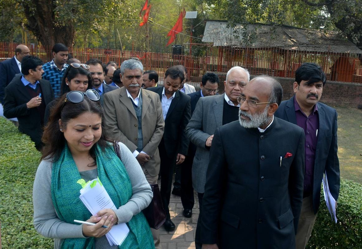 Central tourism minister KJ alphons visit varanasi today