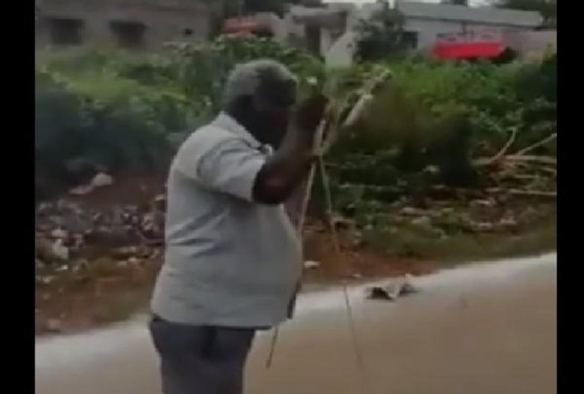 viral video watch rocket launcher man who fires rocket crackers using cigarette