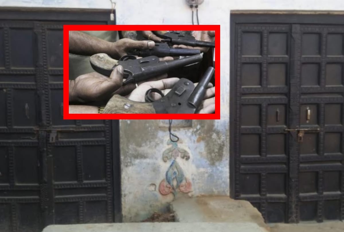 Radhana village of Meerut Uttar pradesh is infamous for illegal weapons making and supply