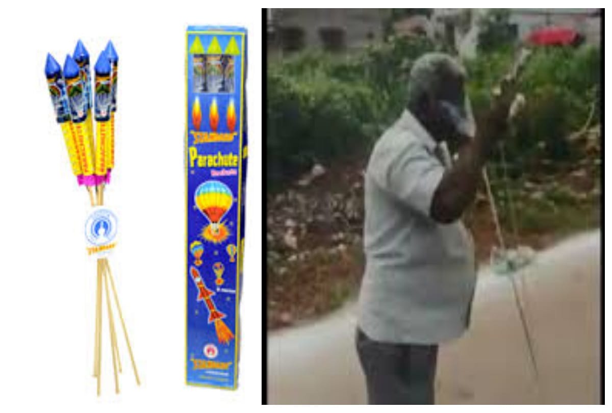 viral video watch rocket launcher man who fires rocket crackers using cigarette