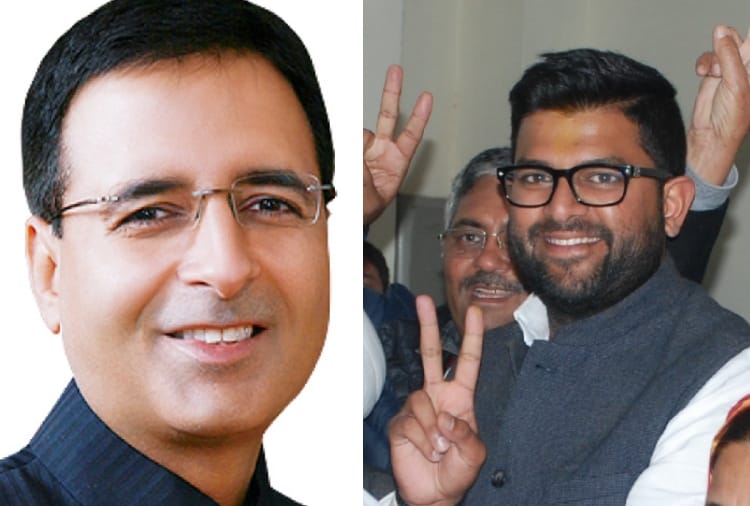 randeep singh surjewala and digvijay chautala nomination for jind By-election