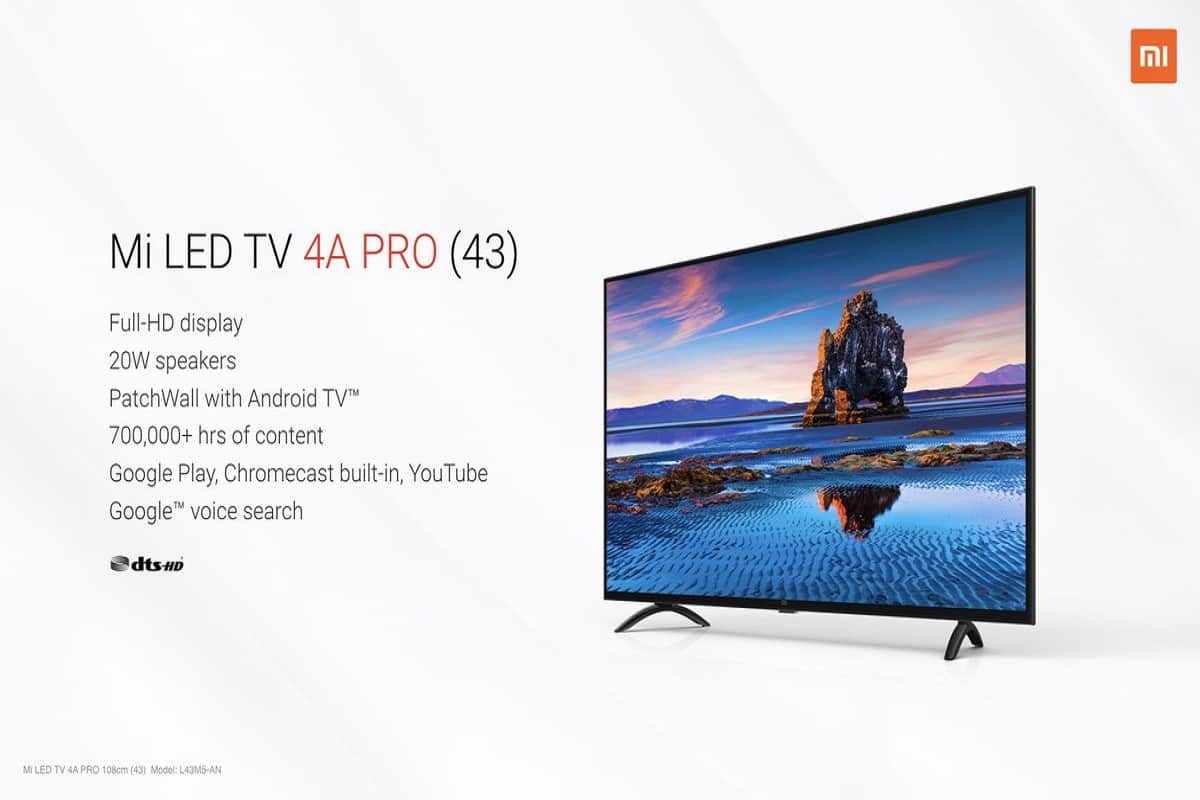 Xiaomi Mi TV 4X Pro 55-Inch, Mi TV 4A Pro 43-Inch Launched in India, Know price and specifications