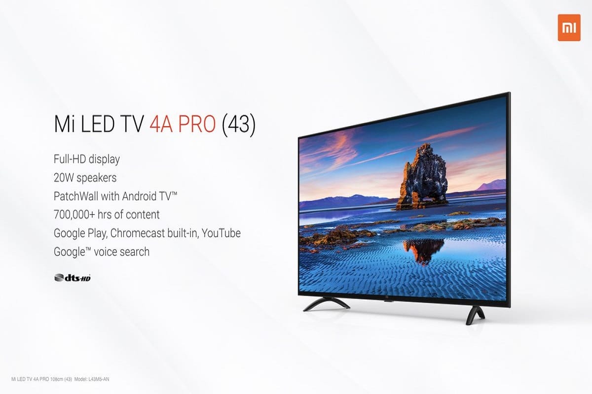 Xiaomi Mi TV 4X Pro 55-Inch, Mi TV 4A Pro 43-Inch Launched in India, Know price and specifications