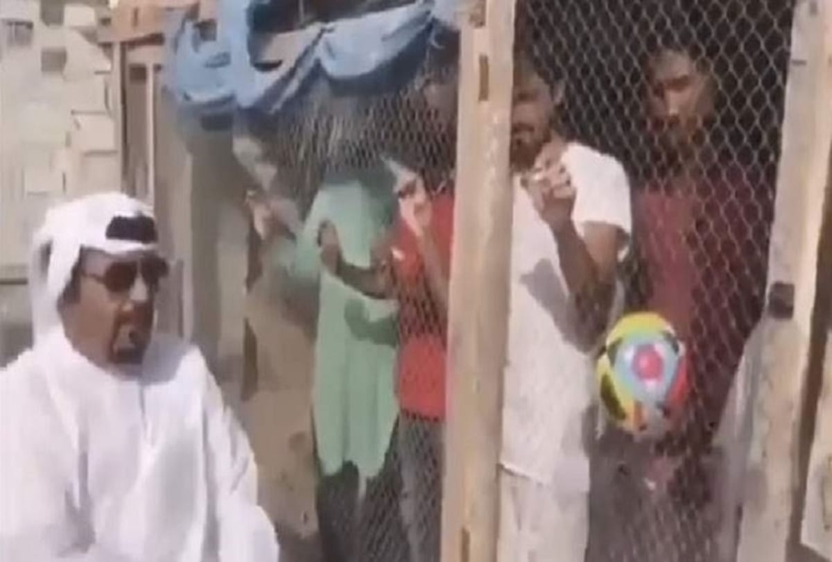 VIDEO: Afc asia cup: UAE Man Locks Up Indian Football Fans in Bird Cage Ahead of Asian Cup Match