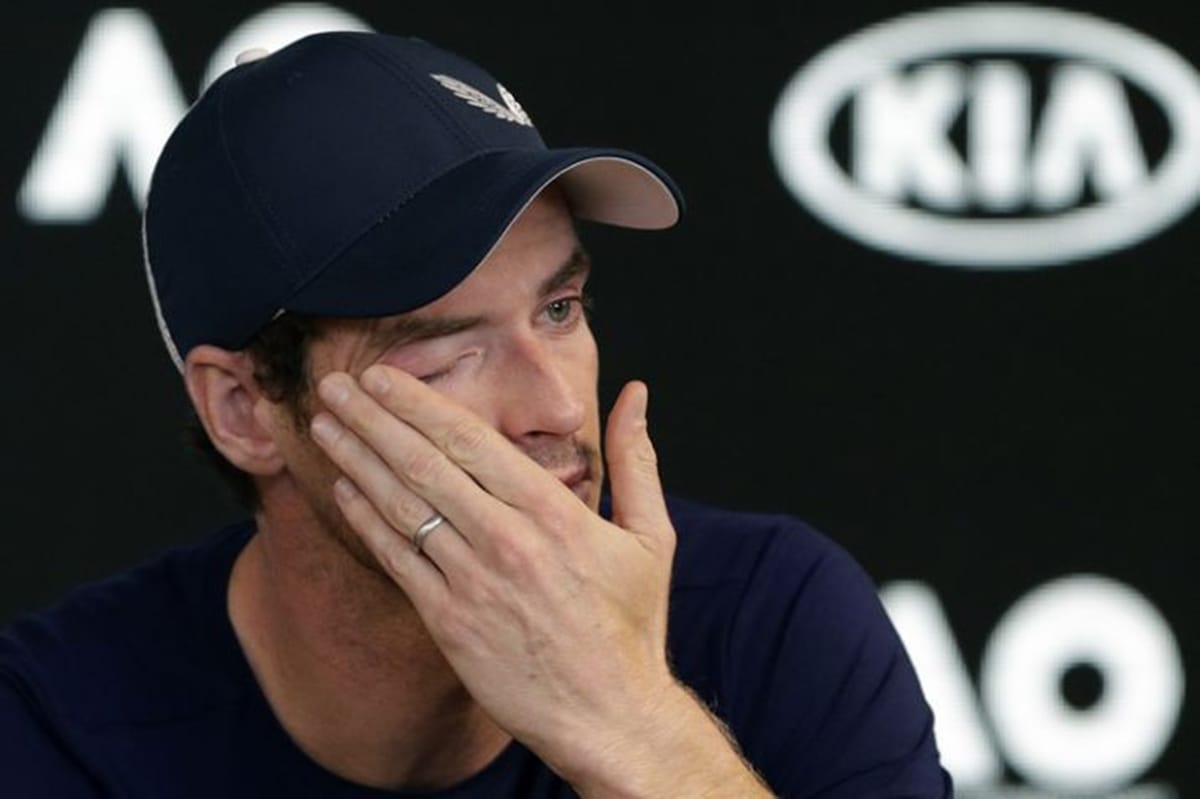 andy murray gets emotional might take retirement after australian open