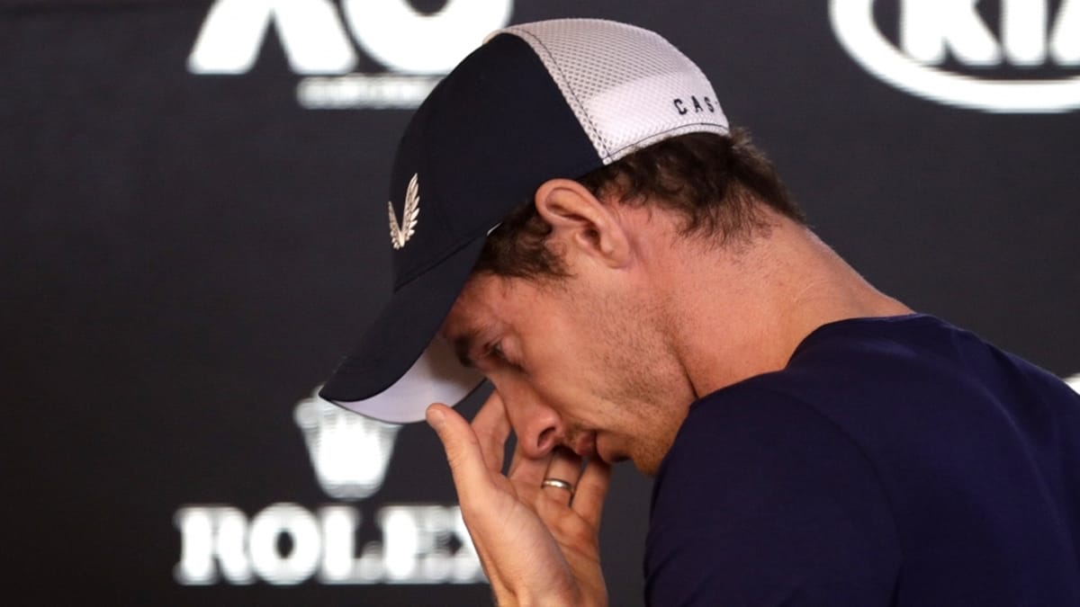 andy murray gets emotional might take retirement after australian open