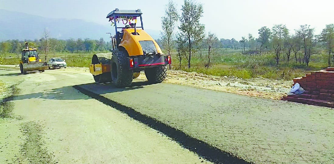 Road construction started