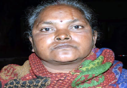 woman runs her scooty after mischievous boys