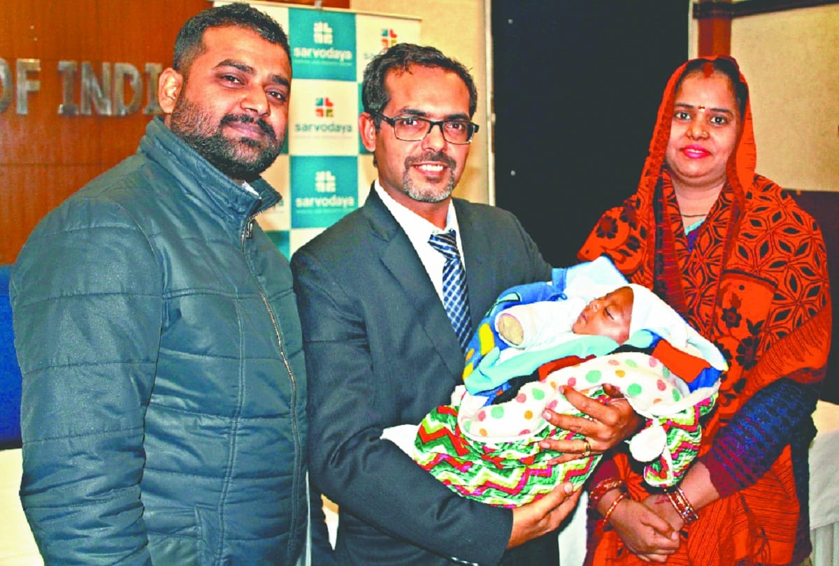 Doctors done brain surgery of 1.16 kg child