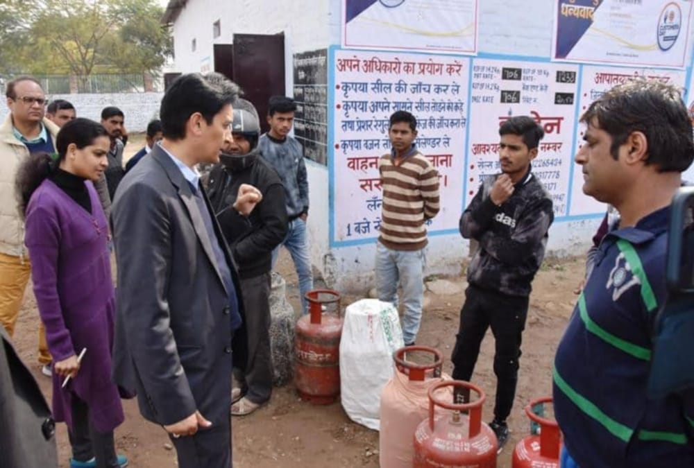 Dm Deepak rawat raid on bjp mla brother lpg gas agency