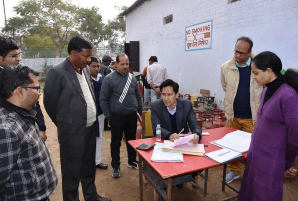 Dm Deepak rawat raid on bjp mla brother lpg gas agency